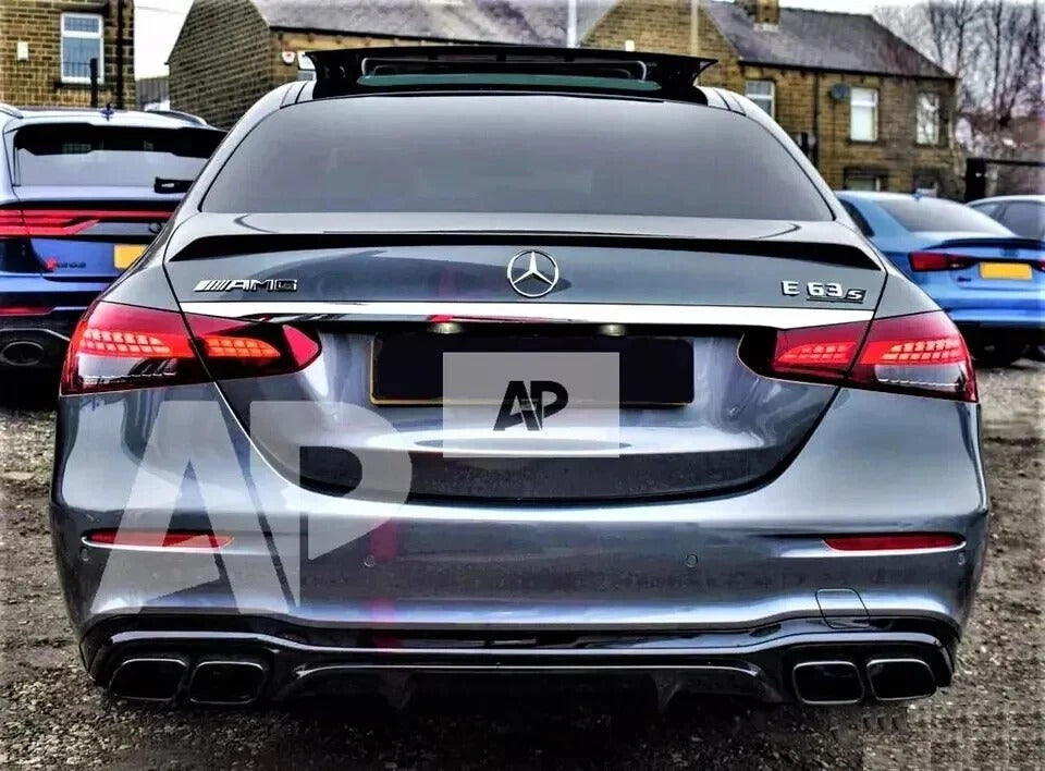 Mercedes E Class E63 W213 Car Rear Spoiler 2020-2024 Gloss Black