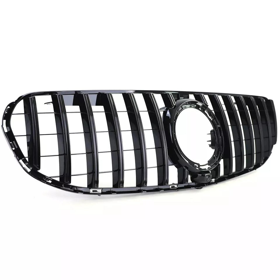 Mercedes GLC W253 Front PANAMERICANA Grille 19-22 ABS Gloss Black