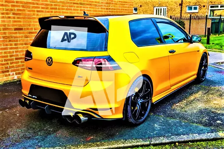 VW Golf MK7 MK7.5 Car Rear Roof Spoiler 2013-2020 Abs Gloss Black