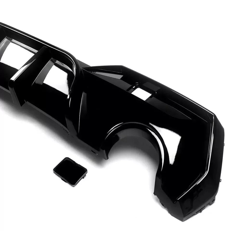 BMW 4 Series G22 G23 Rear Diffuser Lip Bumper 2020-2024 Gloss Black
