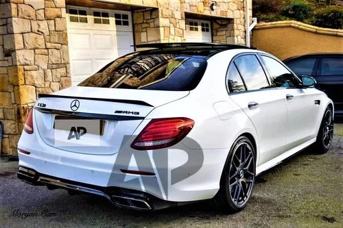 Mercedes E Class E63 W213 Car Rear Spoiler 16-20 Pre-Facelift Gloss Black