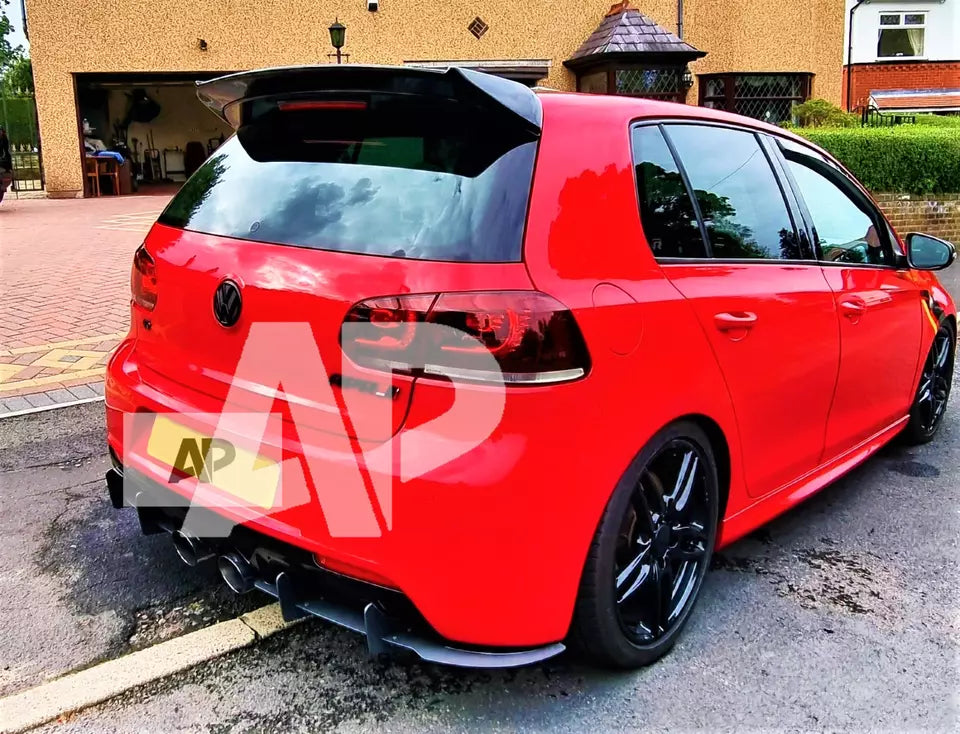 VW Golf MK6 Car Rear Roof Spoiler 2008-2013 Osir Style Gloss Black