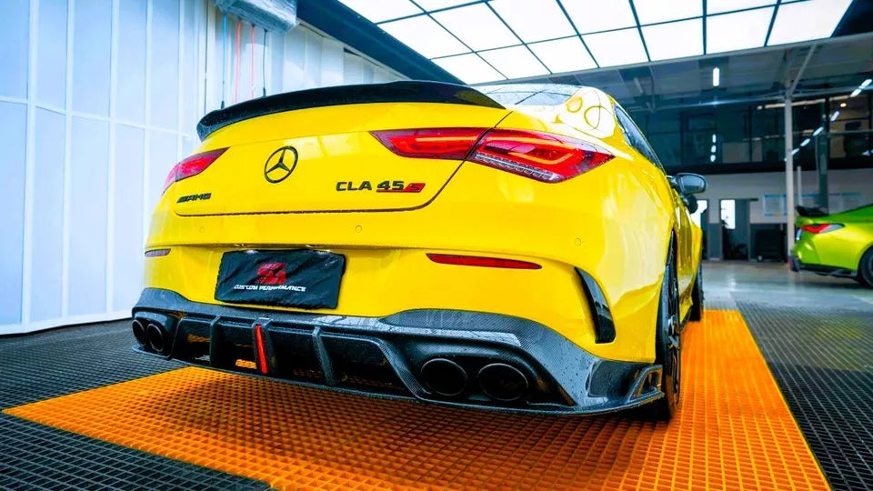Mercedes CLA Class Car Roof Spoiler Wing 2019-2024 Gloss Black