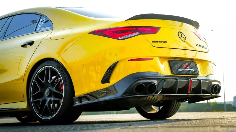 Mercedes CLA Class Car Roof Spoiler Wing 2019-2024 Gloss Black