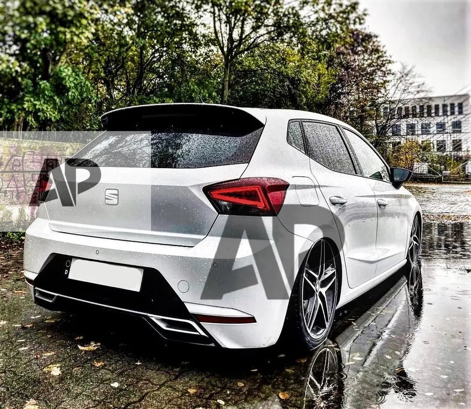 SEAT Ibiza MK5 Car Rear Roof Spoiler 2017-2022 Cupra Look Gloss Black