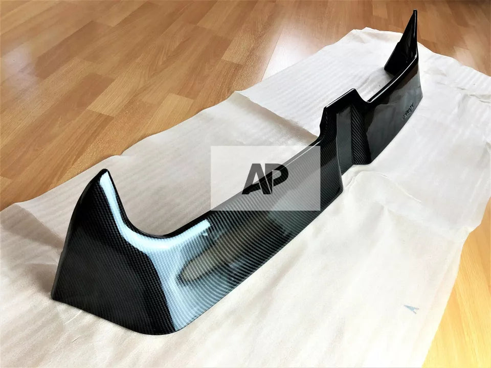 VW Polo MK5 Car Rear Roof Spoiler Wing 2009-2017 Carbon Fibre