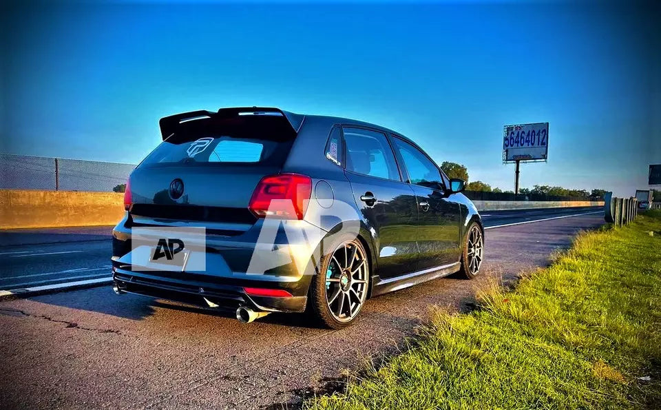 VW Polo MK5 Car Rear Roof Spoiler Wing 2009-2017 Carbon Fibre