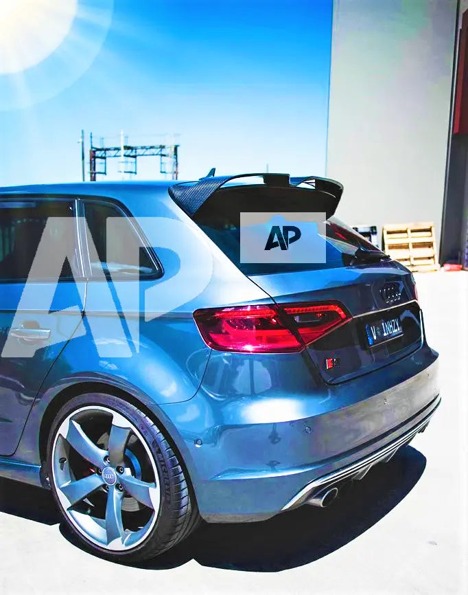 Audi A3 S3 RS3 Sportback Car Rear Roof Spoiler 2013-2020 Gloss Black