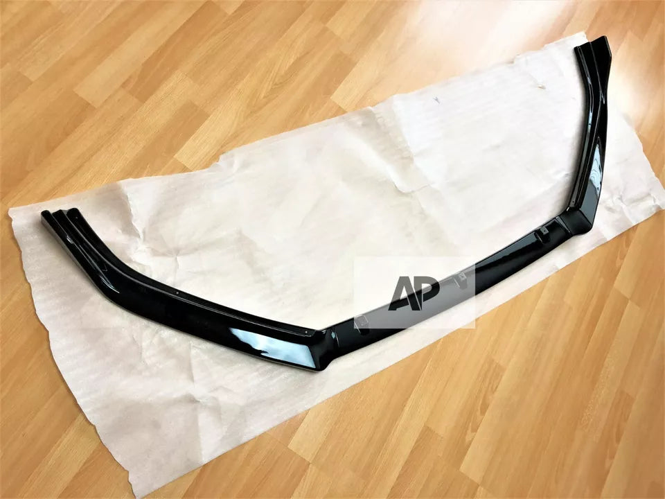 VW Volkswagen Polo MK5 Front Splitter Lip 2009-2017 Gloss Black