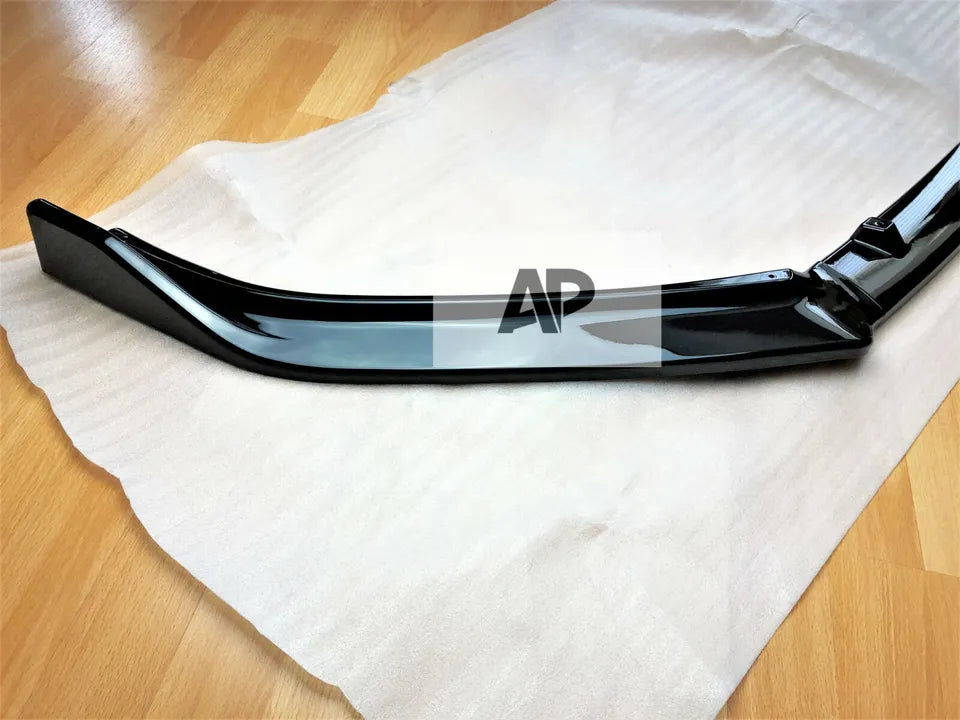 VW Volkswagen Polo MK5 Front Splitter Lip 2009-2017 Gloss Black