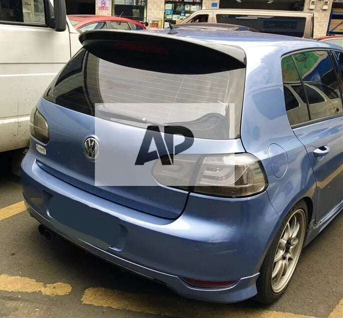 VW Golf MK6 Car Rear Roof Spoiler TSI TDI GTI 2008-2013 Gloss Black