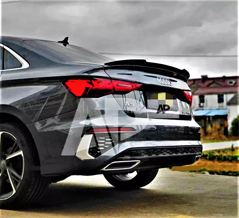Audi A3 S3 RS3 8Y Saloon Car Rear Spoiler 2020-2024 Gloss Black