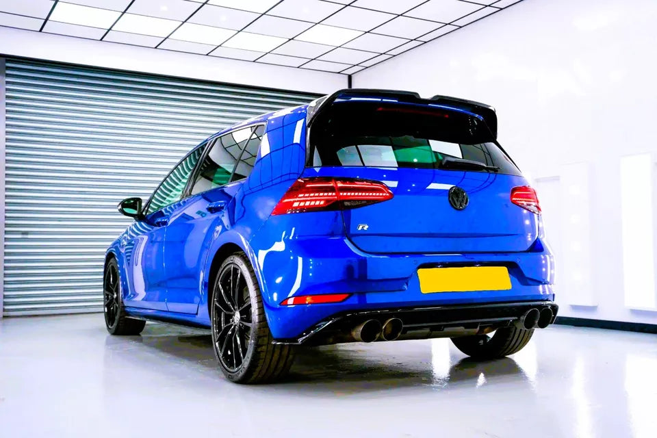 VW Golf MK7 MK7.5 Car Rear Roof Spoiler TSI TDI Carbon Fibre