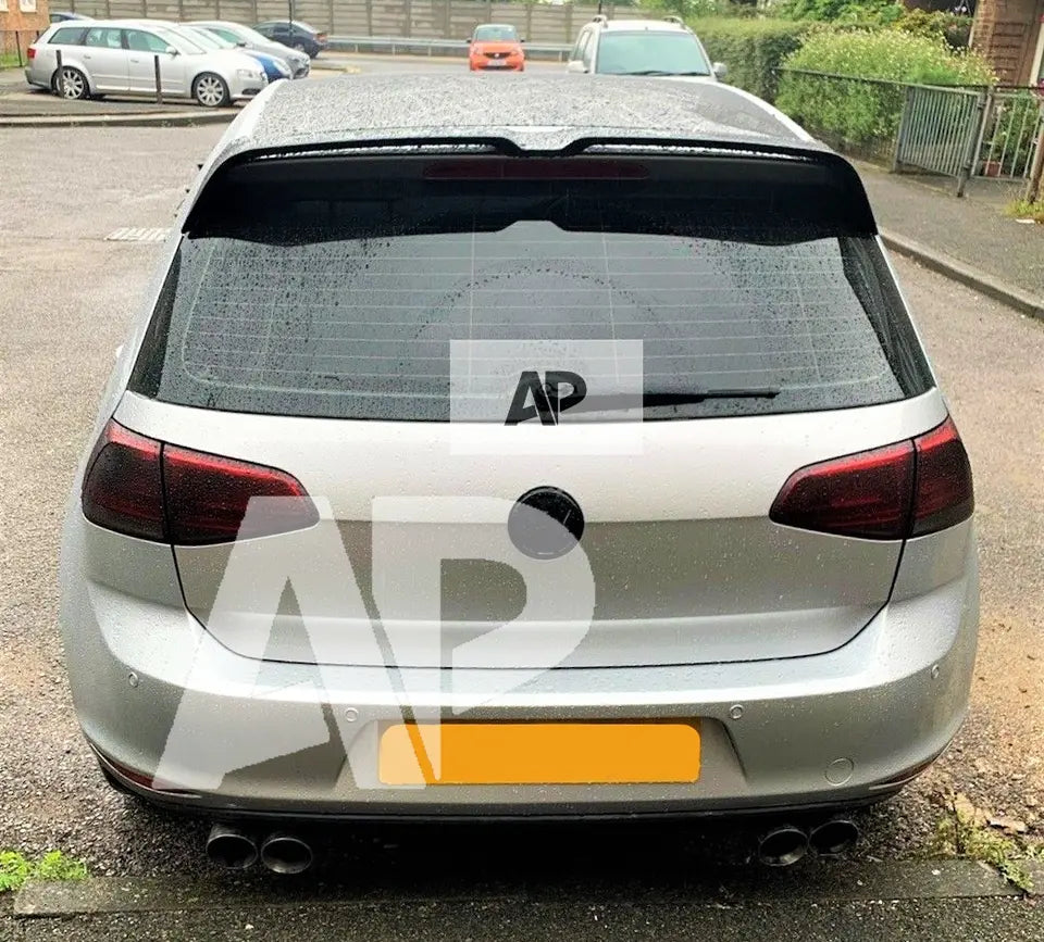 VW Golf MK7 MK7.5 Car Rear Roof Spoiler TSI TDI Carbon Fibre