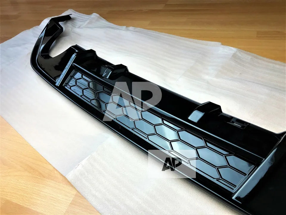 VW Golf GTI MK7 Rear Boot Valance Diffuser 2013-2016 Gloss Black