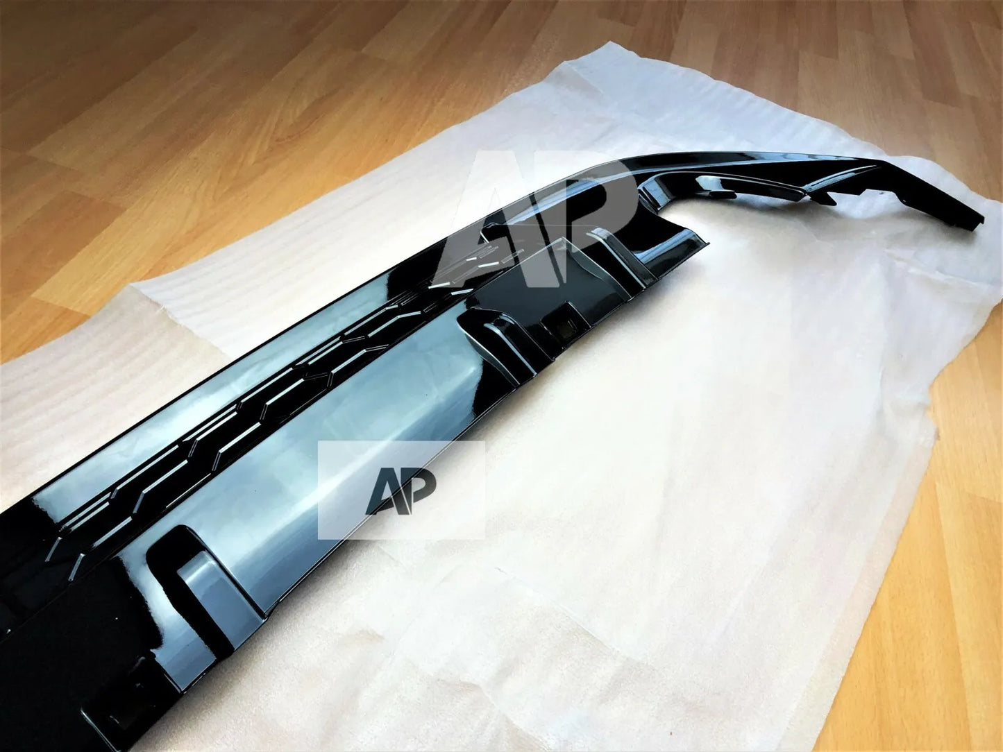 VW Golf GTI MK7 Rear Boot Valance Diffuser 2013-2016 Gloss Black