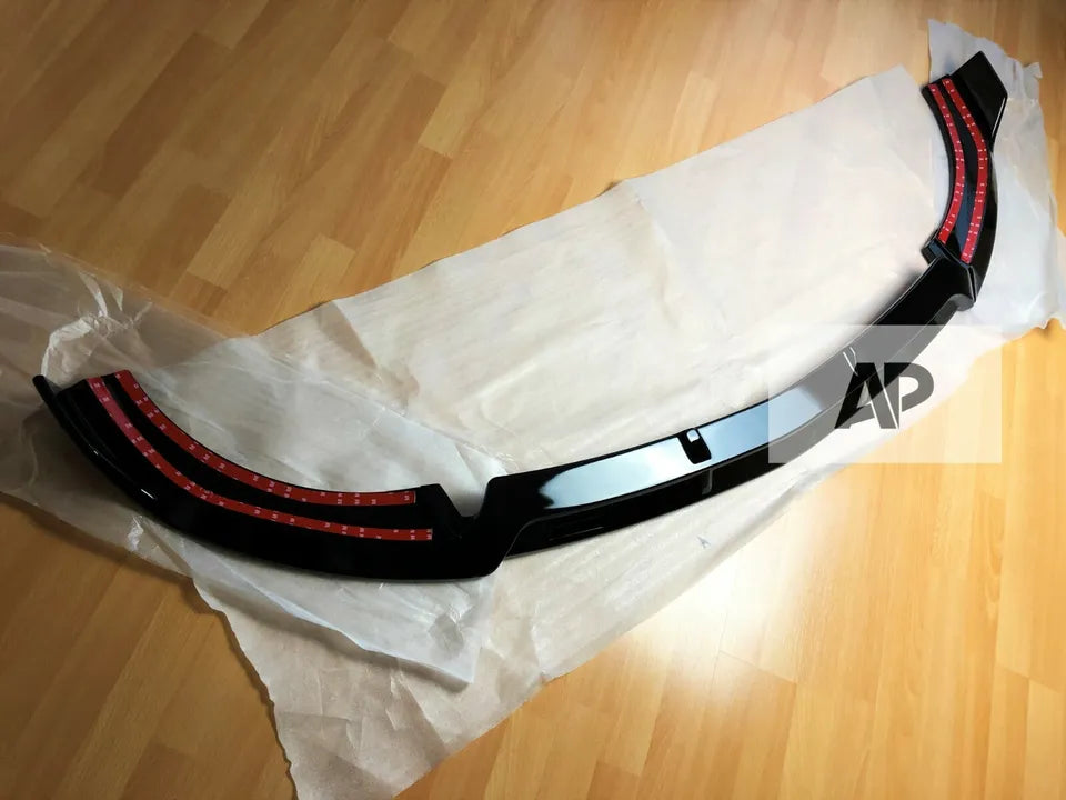 Mercedes E Class W213 E43 E53 Front Splitter 2016-2020 Gloss Black