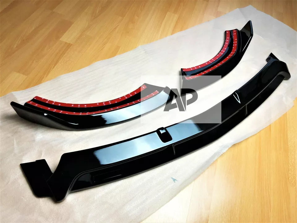 Mercedes E Class W213 E43 E53 Front Splitter 2016-2020 Gloss Black
