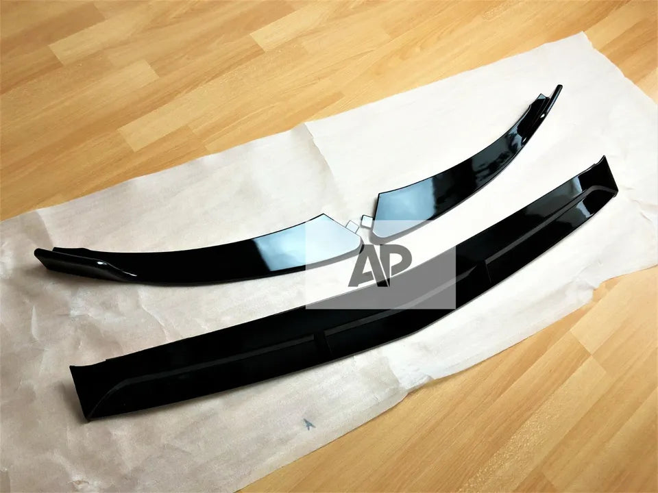 Mercedes CLA Class W118 C118 Front Splitter 2019-2024 Gloss Black