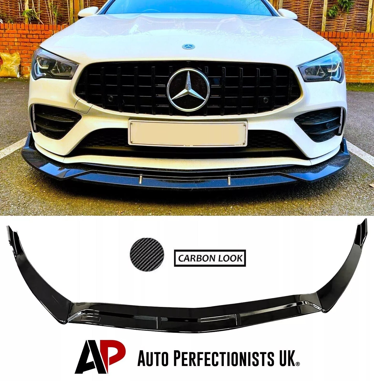 Mercedes CLA Class W118 C118 Front Splitter 2019-2024 Carbon Fibre