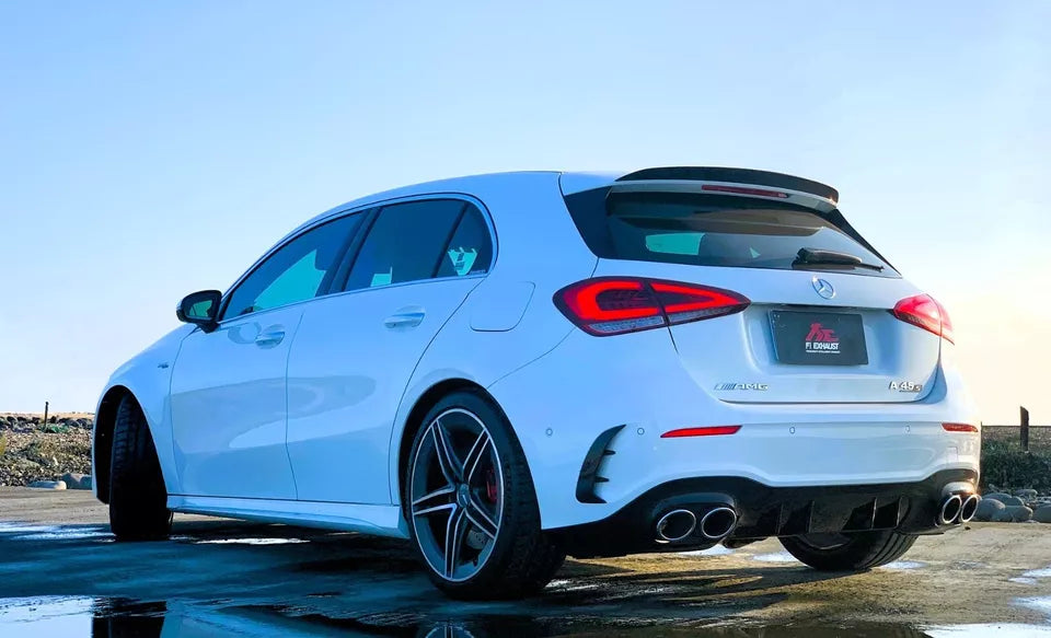 Mercedes A Class Car Rear Roof Spoiler 2018-2024 Gloss Black