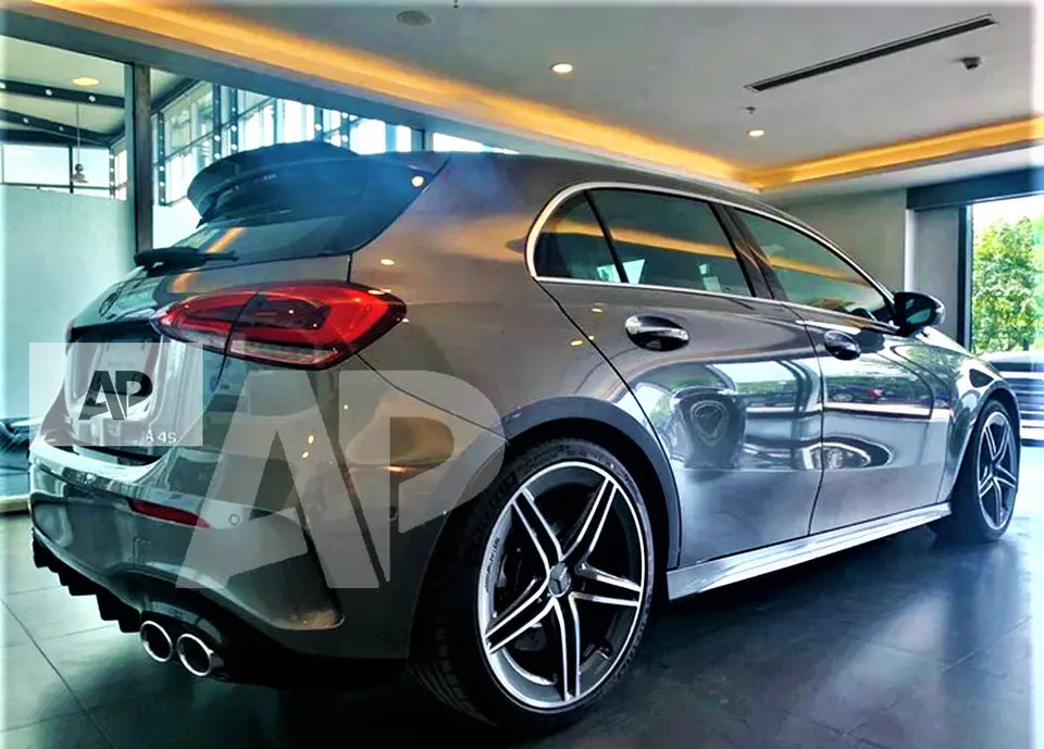 Mercedes A Class Car Rear Roof Spoiler 2018-2024 Gloss Black