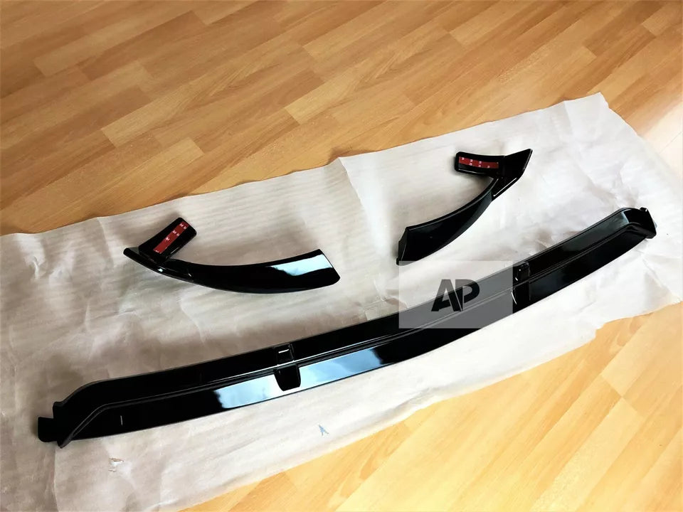 Mercedes GLC Class Front Splitter 2015-2018 Brabus Style Gloss Black