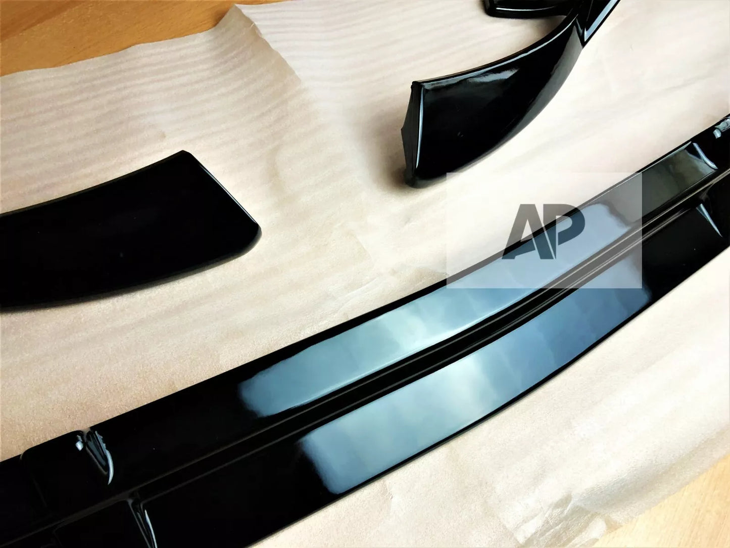 Mercedes GLC Class Front Splitter 2015-2018 Brabus Style Gloss Black