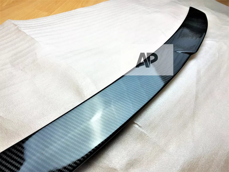 Audi A6 S6 C8 Saloon Car Rear Spoiler 2018-2024 M4 Style Carbon Fibre