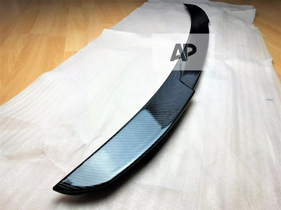 Audi A6 S6 C8 Saloon Car Rear Spoiler 2018-2024 M4 Style Carbon Fibre