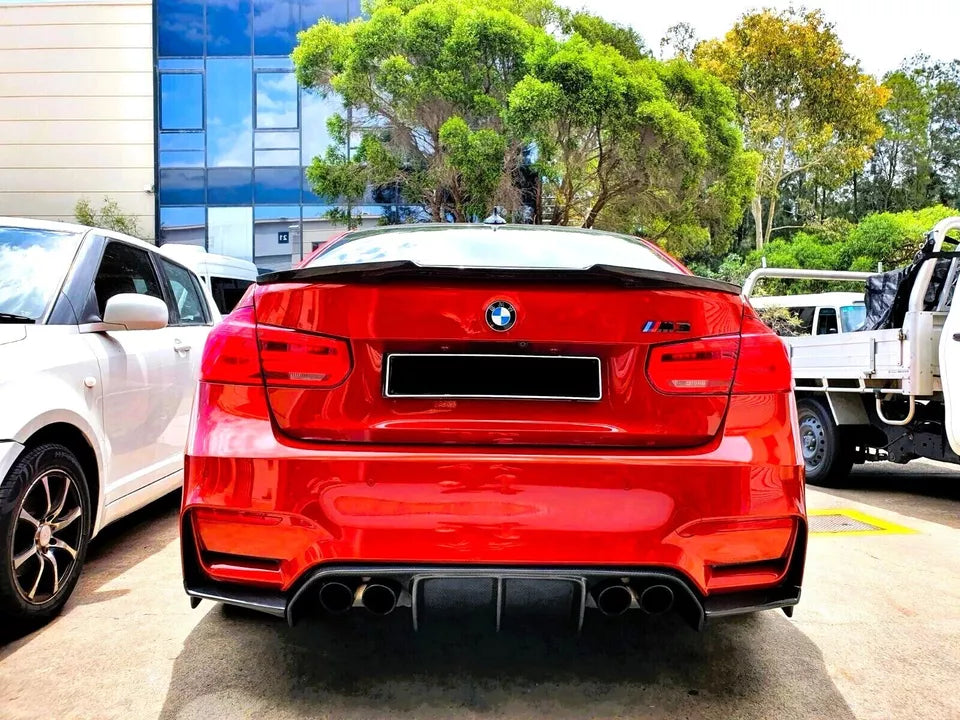 BMW 3 Series M3 F30 Car Rear Spoiler 2011-2019 M4 Style Carbon Fibre
