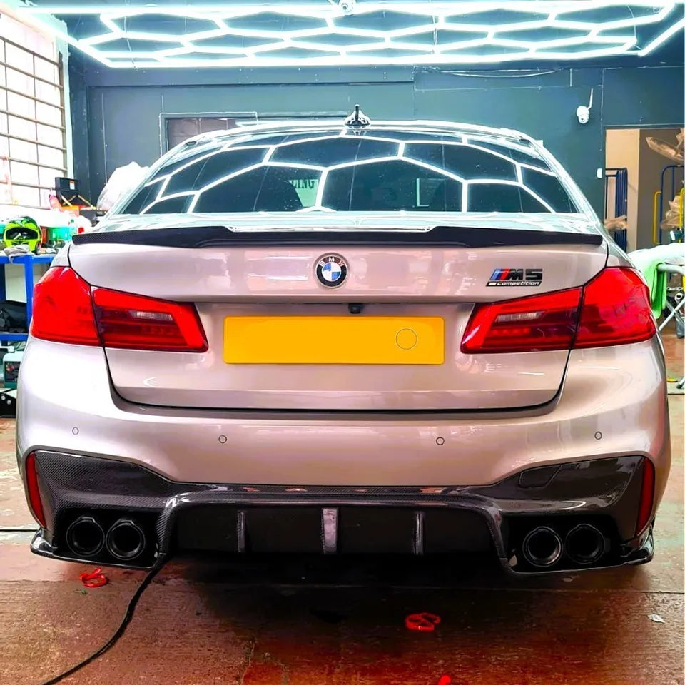 BMW 5 Series M5 G30 F90 Car Rear Spoiler 2016-2024 Carbon Fibre