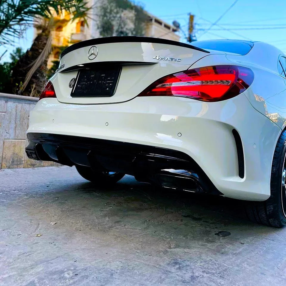 Mercedes CLA Class W117 Car Rear Spoiler 2013-2018 Gloss Black