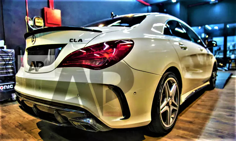 Mercedes CLA Class W117 Car Rear Spoiler 2013-2018 Gloss Black