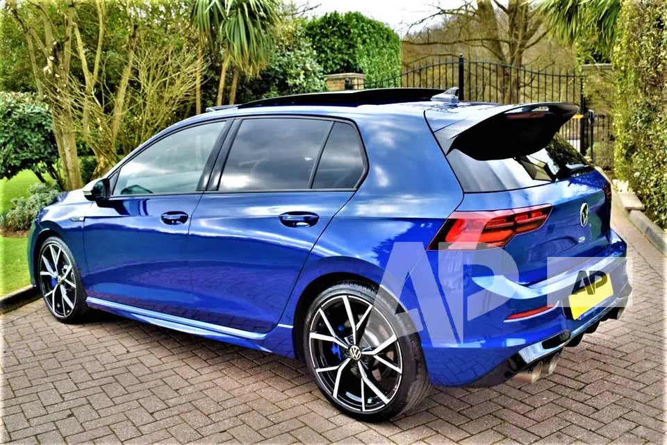 VW Golf MK8 Car Rear Roof Spoiler 2019-24 Clubsport Style Gloss Black