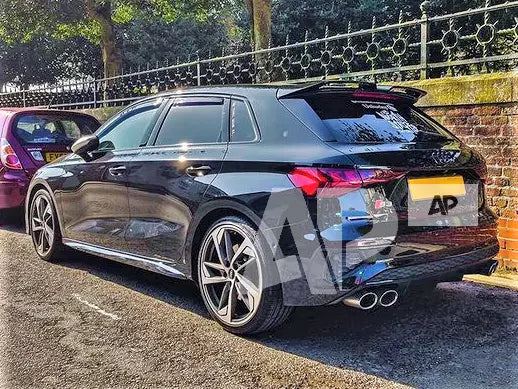 Audi A3 S3 RS3 8Y Sportback Car Rear Roof Spoiler 2020-24 Gloss Black