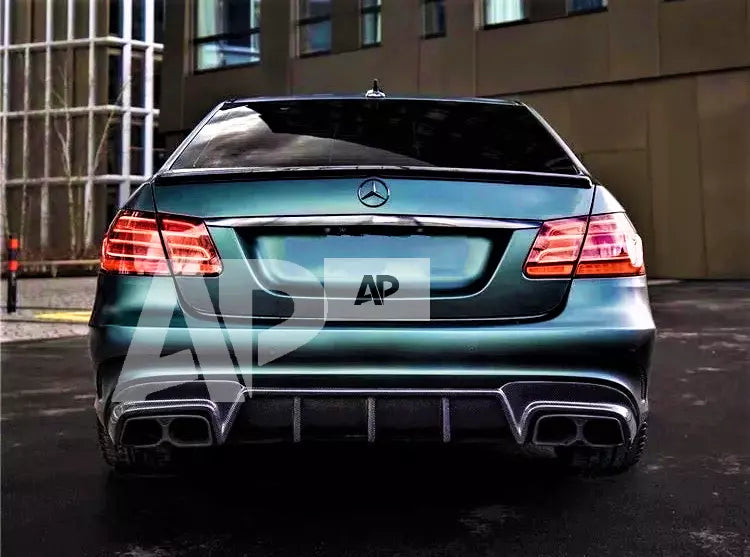 Mercedes E Class W212 Car Rear Spoiler 2008-2016 ABS Gloss Black