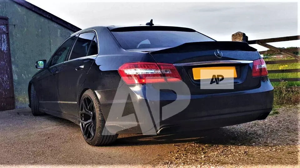 Mercedes E Class W212 Car Rear Spoiler 2008-2016 Gloss Black