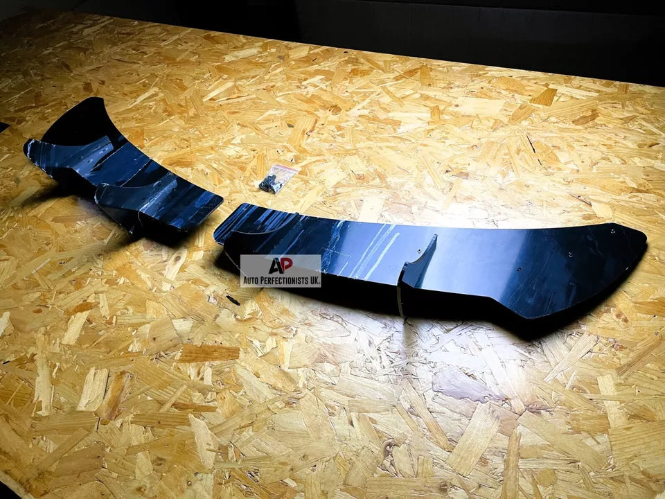 VW Golf MK6 R20 Rear Diffuser and Side Splitters 2008-2013 Gloss Black