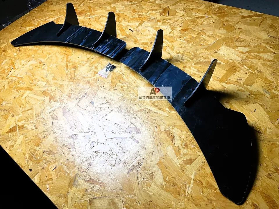 VW Golf MK6 R20 Rear Diffuser and Side Splitters 2008-2013 Gloss Black