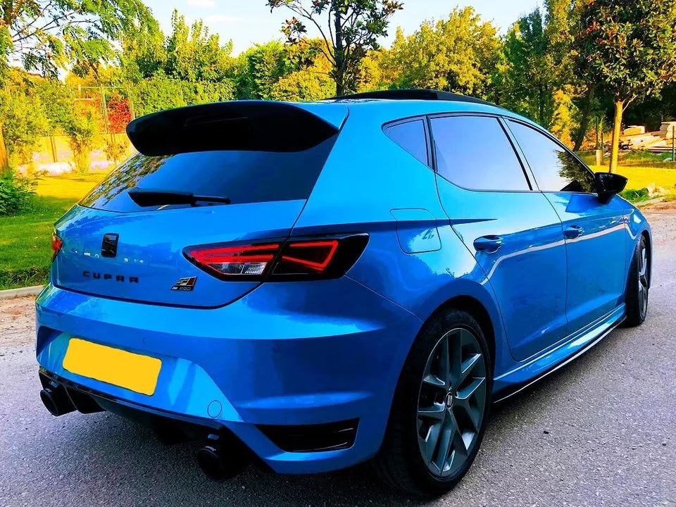 SEAT Leon MK3 Cupra Look Car Rear Roof Spoiler 2012-2020 Carbon Fibre