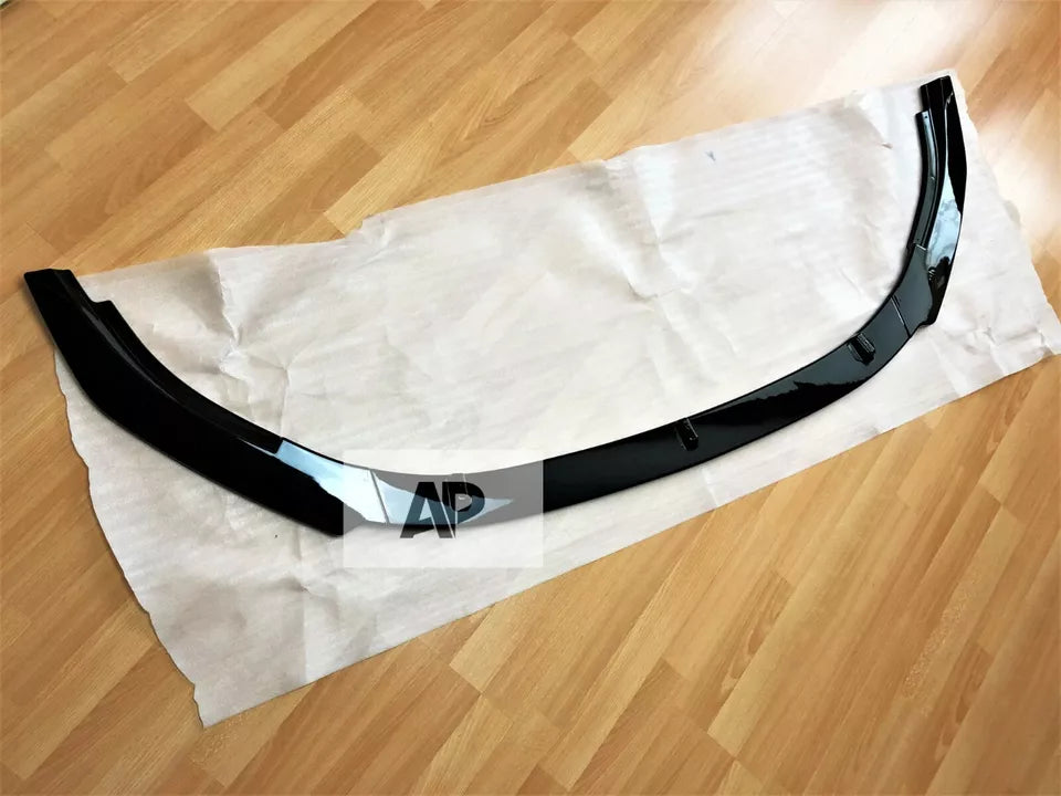 VW Golf MK6 GTD GTI Front Splitter Lip 2008-2013 Gloss Black