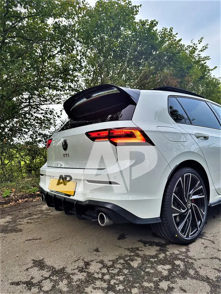 VW Golf MK8 Car Rear Roof Spoiler 2019-2024 Clubsport Carbon Fibre