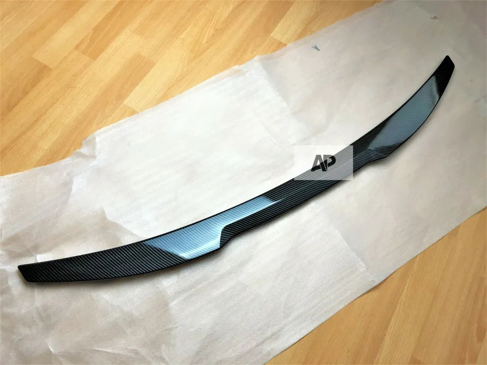Audi A3 S3 RS3 Saloon Car Rear Spoiler 2013-20 M4 Style Carbon Fibre