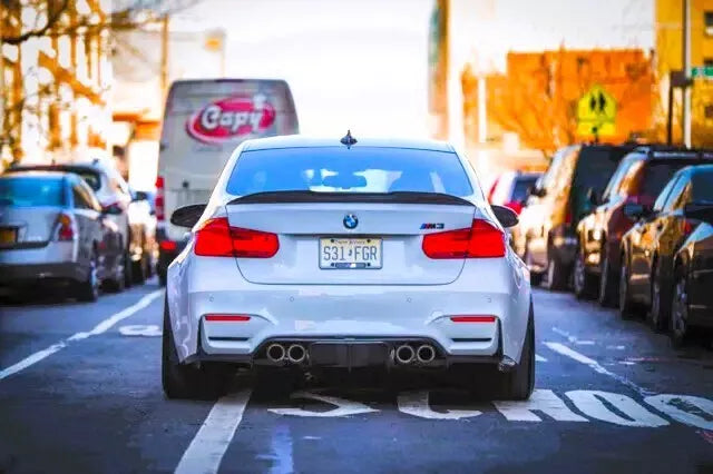 BMW 3 Series Car Rear Spoiler M3 F30 F80 2011-2019 Gloss Black