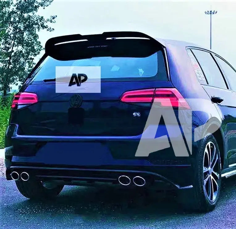 VW Golf MK7 MK7.5 Car Rear Roof Spoiler 2013-2020 Carbon Fibre