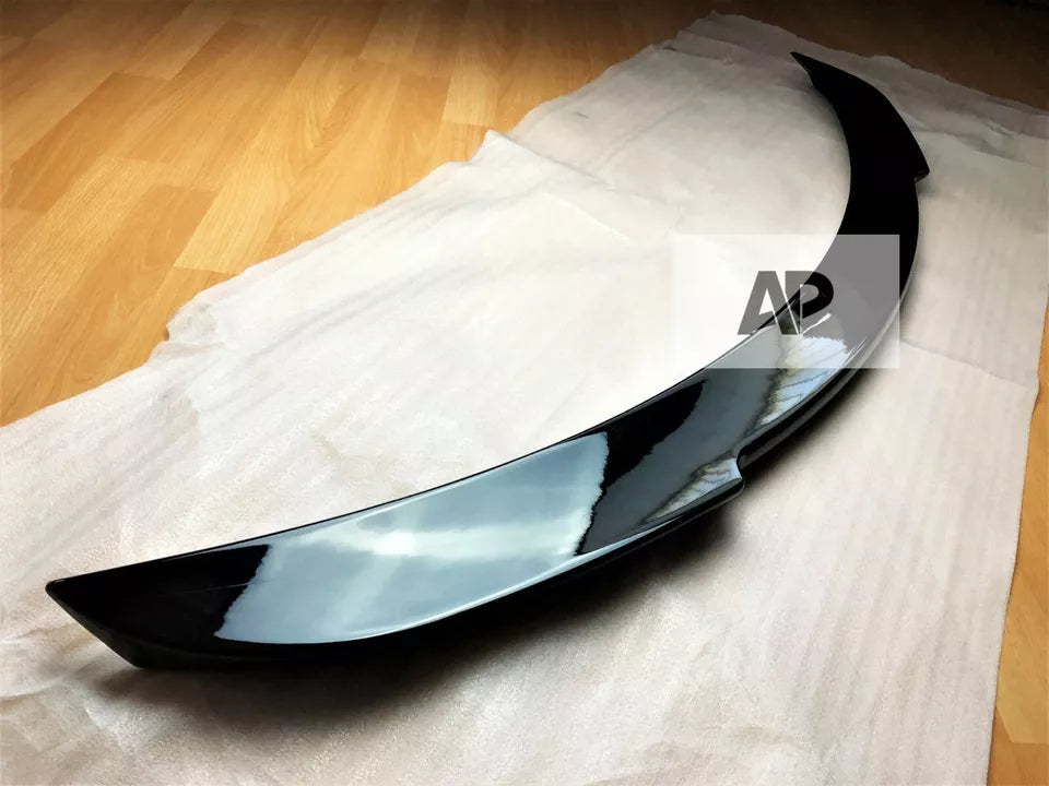 Mercedes C Class Coupe Car Rear Spoiler 2014-2021 Gloss Black
