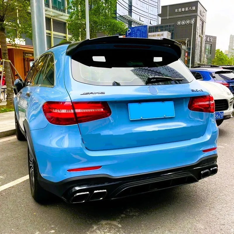 Mercedes GLC Class Car Rear Roof Spoiler 2015-2024 Gloss Black