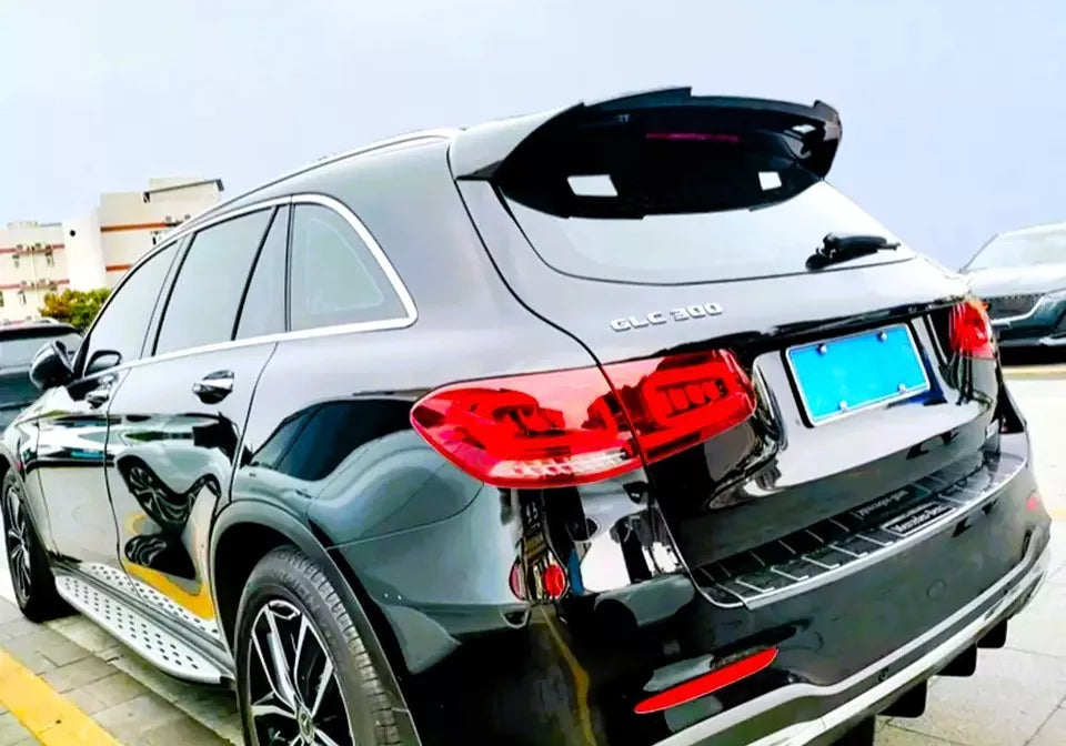 Mercedes GLC Class Car Rear Roof Spoiler 2015-2024 Gloss Black