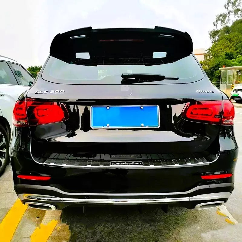 Mercedes GLC Class Car Rear Roof Spoiler 2015-2024 Gloss Black